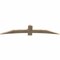 Ekena Millwork Bellingham Rough Sawn Timber Gable Bracket, Douglas Fir, 84"W x 17"H x 2"D x 6"F, 5/12 Pitch GBW084X17X0206BEL00RDF - alternate 2